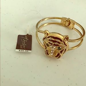 Gold tiger bracelet